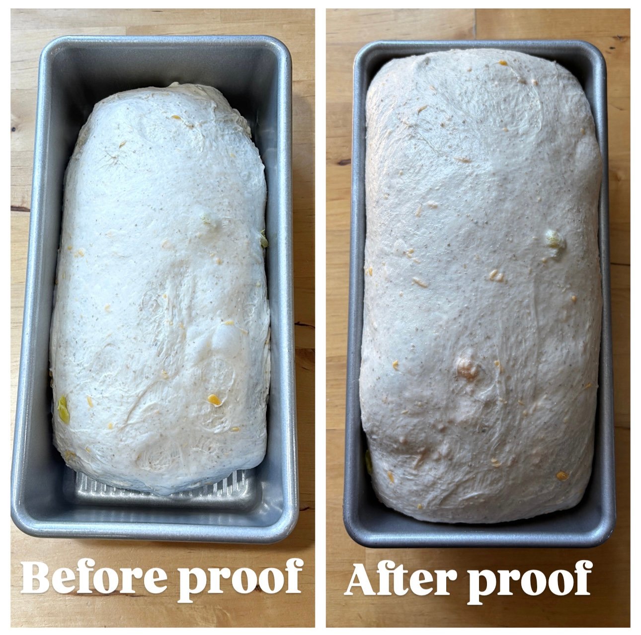 before proof and after proof example photo