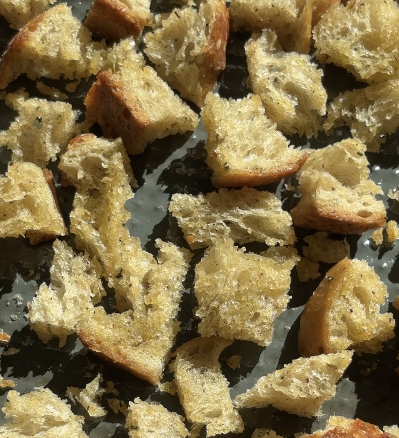 Easy Homemade Sourdough Croutons