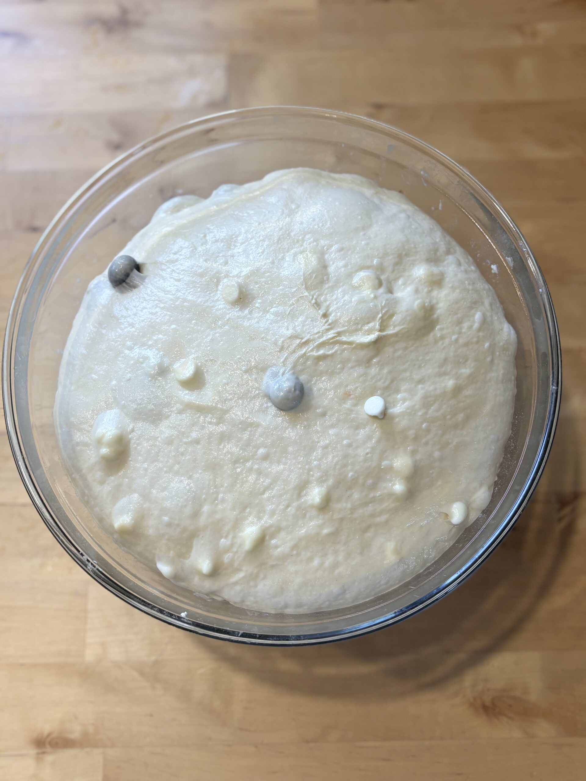 Lemon Blueberry Sourdough Loaf bulk fermented 