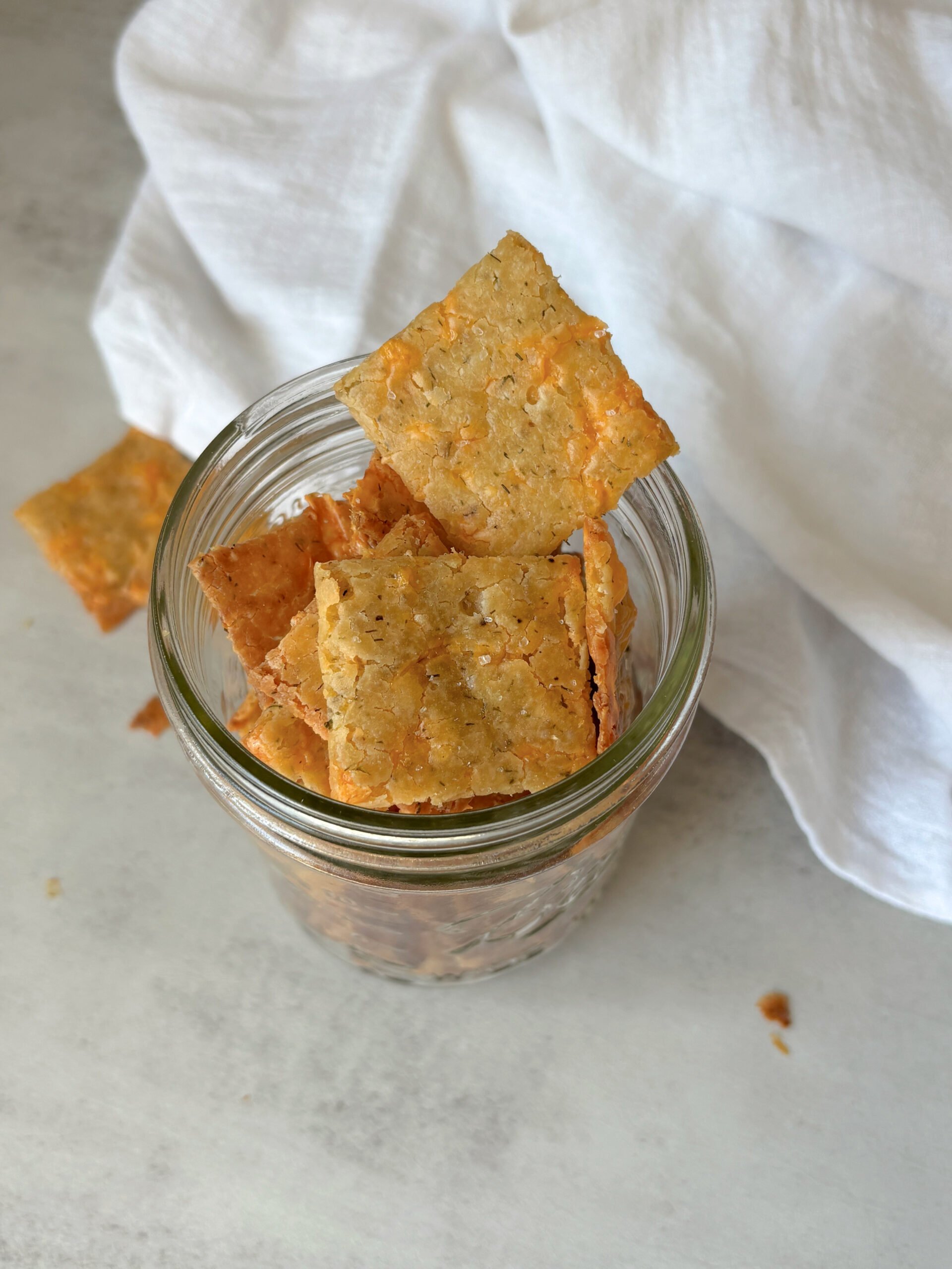 The Easiest Sourdough Discard Crackers