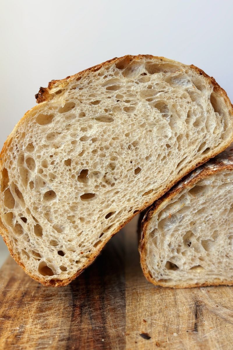 Roasted Garlic and Parmesan Sourdough Loaf