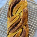 sourdough pumpkin brioche twist