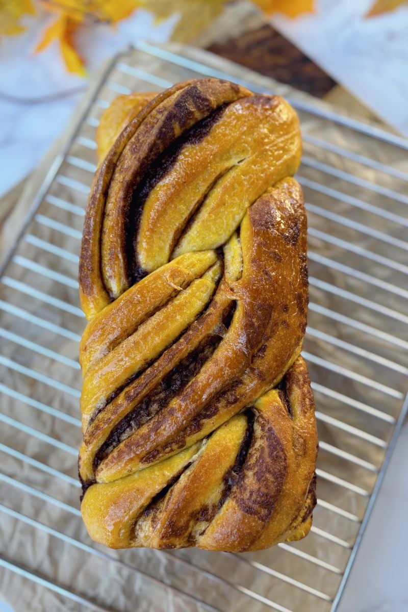 Sourdough Pumpkin Brioche Twist (Trader Joe’s Copycat!)